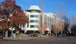 FILE - An undated file photo of Oregon Health Authority headquarters.