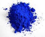 A sample of YInMn blue, the new pigment created at Oregon State University.