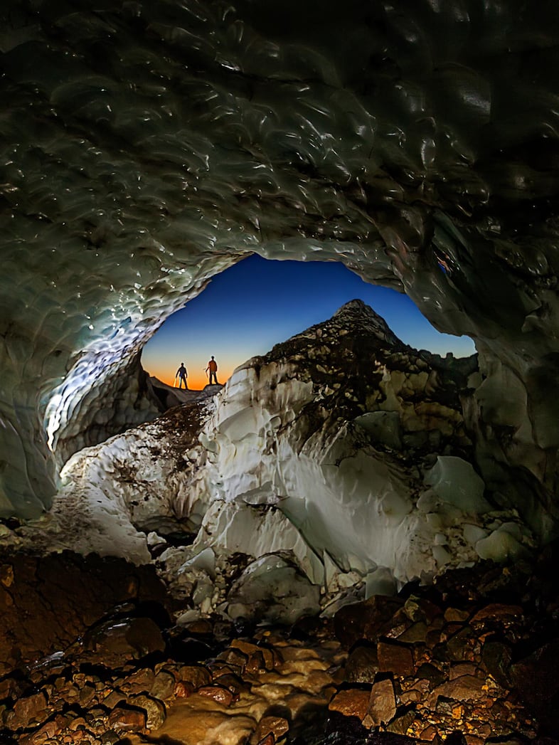 Snow Dragon cave, July 2013.