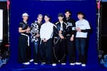 Members of Q_ARE, a Chilean K-pop-inspired boy band, pose for a photo in Santiago, Chile.