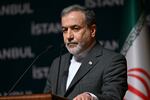 Iran's foreign minister Abbas Araghchi speaks during a press conference in Istanbul on Sunday.