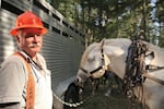 Roger Daugherty, professional horse logger