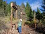 Kaly Adkins installed several different kinds of bat boxes to learn what bats prefer. Sept. 27, 2023