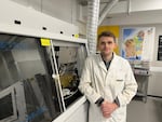Lead author Anthony Clarke pictured in the lab at Curtin University in Perth, Australia. 