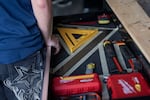 Tools on a workbench. Cascadia Tech Academy’s new Maritime Technology program was created in response to a workforce shortage in the global shipping and maritime industry.