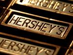 Hershey's chocolate is shown in Overland Park, Kan., on July 25, 2011. The Hershey Co. is being sued for allegedly failing to disclose the presence of heavy metals in its dark chocolate bars.