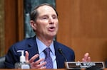 FILE - Sen. Ron Wyden, D-Ore., speaks during a Senate Finance Committee hearing on Oct. 19, 2021, on Capitol Hill in Washington.