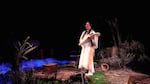 First Nations soprano Marion Newman performs as Sacajawea in a scene from a new opera under development by Opera Theater Oregon.
