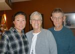 The current owners of the Mid Valley Farm are (left to right) Sadie Flint, Beverly Davidson Flint, and Harlan Arthur Flint.