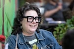 Portland District 4 City Council candidate Jamey Evenstar is seen during a candidate speed dating event in Portland, Ore., Sept. 18, 2026. 