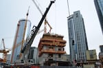 Yet another building's going up in Seattle's South Lake Union neighborhood.