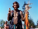 One of the thousands of "hippies" that attended the Vortex festival.