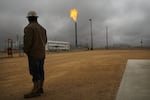 Flared natural gas is burned off in Texas. Chubb recently said it'll require oil and gas clients to reduce emissions of methane, a greenhouse gas and the main component of natural gas. However, shareholder activists say many oil and gas companies already have plans to cut methane emissions, and that it's unclear what impact Chubb's policy will have.
