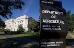 The U.S. Department of Agriculture building is shown in Washington, D.C.