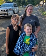 Stephanie Yates-LaPlante and two of her kids, Tempy and Hunter