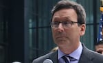 Gov. Bob Ferguson, seen here during an event in June, will not receive a raise in the next two years under a recommendation adopted Thursday, Oct. 15, 2026, by the Washington Citizens' Commission on Salaries for Elected Officials.