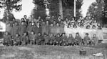 This image, circa 1920s, shows boarding school students on the Klamath Reservation.