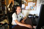 Kaly Adkins, a conservation biologist with the Oregon Department of Fish & Wildlife, in her Bend office. Aug 2, 2023