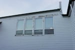 Water damage is seen around windows at Gervais Elementary School. The Gervais school board has said they are prepared to close the entire district if a proposed $28 million bond to fix schools fails on the ballot for May 21, 2024.