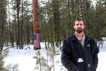 Lucas Lynch drove nine hours from Tacoma, Washington, to visit the roadside memorial for Lavoy Finicum.