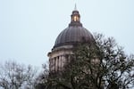 The Capitol building is seen on the first day of the legislative session at the Washington state Capitol Monday, Jan. 8, 2024 in Olympia, Wash.