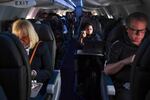 If a passenger is infected with the coronavirus and not wearing a mask, people sitting within two to three rows of them are at higher risk of infection.