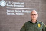 CBP Tucson sector chief John Modlin poses for a portrait in Tucson, Arizona on Thursday, March 28, 2024.