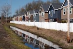 Homes in Battle Ground, Wash., on Feb. 10, 2026.