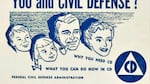 An informational pamphlet distributed by the Civil Defense Administration.  