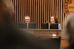 Council President Elana Pirtle-Guiney at a Portland City Council meeting, Feb. 5, 2025, Portland, Ore. 