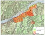 A large stretch of the Columbia River Gorge from Cascade Locks to Warendale is under a Level 3 evacuation notice — meaning leave now — as of 8 p.m. Monday, Sept. 4, 2017.