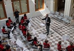 Portland Mayor Ted Wheeler conducts members of BRAVO Youth Orchestras. BRAVO is one of several dozen organizations — along with hundreds of individual artist — who receive public funding through the Regional Arts and Culture Council.