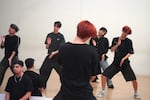 Members of Q_ARE practice choreography during a rehearsal in Santiago, Chile. The six-member group is part of a growing wave of Chilean artists inspired by K-pop's music, visuals and performance style.