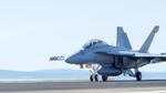 An EA-18G Growler jet at Naval Air Station Whidbey Island in Washington.