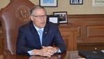 Washington Gov. Jay Inslee at his Capitol office. 