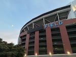 The "lumen" in "Lumen Field" has been covered up to comply with FIFA's requirements for a "clean" stadium void of any brand names of companies other than FIFA sponsors.