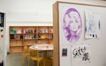 A print of Dolly Parton hangs in a room at Portland State University's new Jordan Schnitzer School of Art + Art History + Design on Tuesday, Oct. 13, 2026.