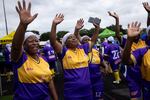 Mbombela Gogos (SA)after beating Zambia Grannies (ZAM)