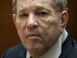 Former film producer Harvey Weinstein appears in court at the Clara Shortridge Foltz Criminal Justice Center on October 4, 2022 in Los Angeles, California.