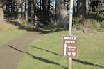 The path to Whale Cove, just south of Depoe Bay, Ore., on Jan. 9, 2025. Some evidence suggests Sir Francis Drake careened his ship here in 1579.