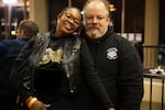 Diana Gantt and Todd Miller at the One Motorcycle Show in Portland, Ore.