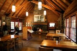 Students also made a three-dimensional map of the interior of Silver Falls Lodge, recording where each beam and support stands.