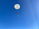 One of the Make Sunsets balloons.