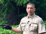 Rich Beausoleil helped care for Cinder the Bear the first three days after she was found.