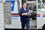 Rural carriers are not required to wear a USPS uniform. “They can’t dictate what they don’t pay for,” said Connie Gunn. But she still wears postal-inspired shirts about three days a week, she said, “because I’m proud to be a worker.”