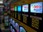 A lottery ticket vending machine is seen at a convenience store Tuesday, Jan. 3, 2023, in Northbrook, Ill.