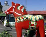 The iconic Scandinavian Festival centerpiece, the dala horse, is always a crowd favorite.