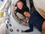 NASA’s Boeing Crew Flight Test astronauts Butch Wilmore and Suni Williams are seen aboard the International Space Station. The astronauts have had their return to Earth delayed while NASA conducts additional testing on Starliner's thrusters.