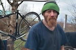 Loren Kurth is a resident of the Beggers Tick homeless encampment in the Lents neighborhood.