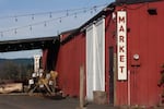 A produce market at a farm in Sauvie Island, Ore., Feb. 4, 2026.